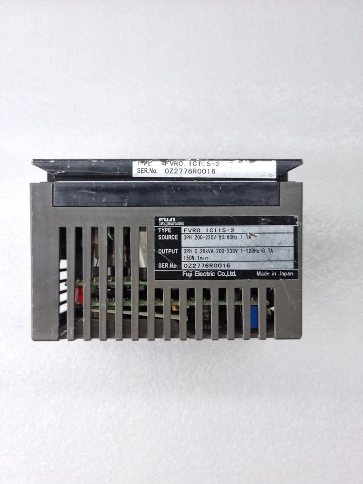 Fuji Electric FVR-C11 Variable Frequency Drive FVRO.1C11S-2 3PH 200-230V 50/60Hz